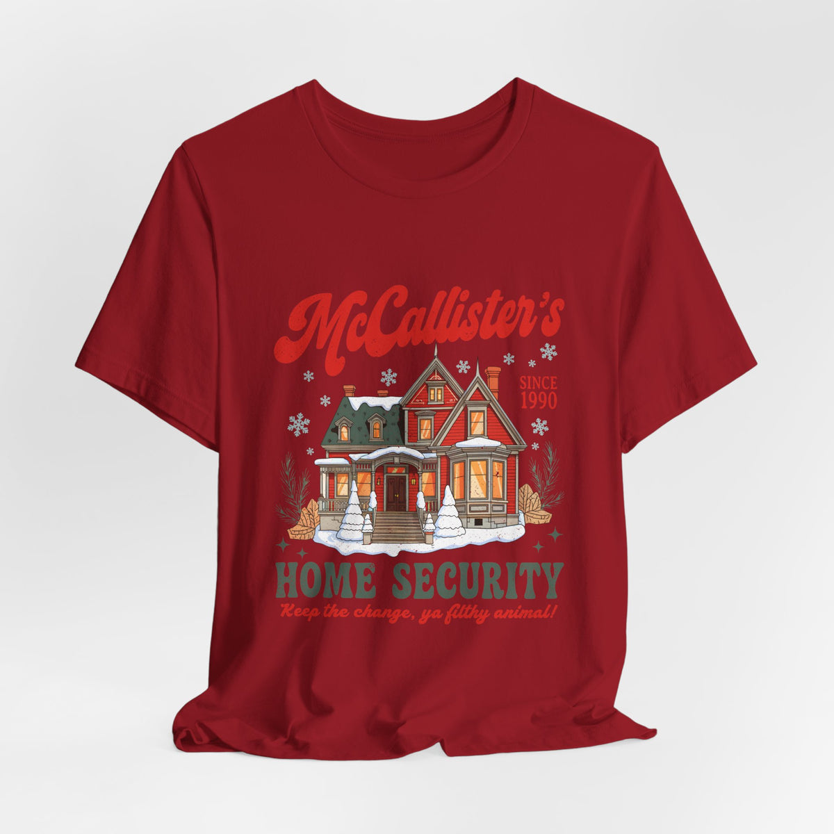 McCallister's Home Security T-Shirt — Christmas Vacation Movie Cozy Tee