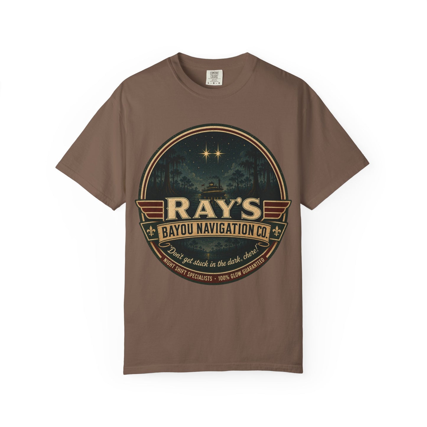 Ray’s Bayou Navigation Co. T-Shirt — Vintage Cajun Bayou Graphic Tee