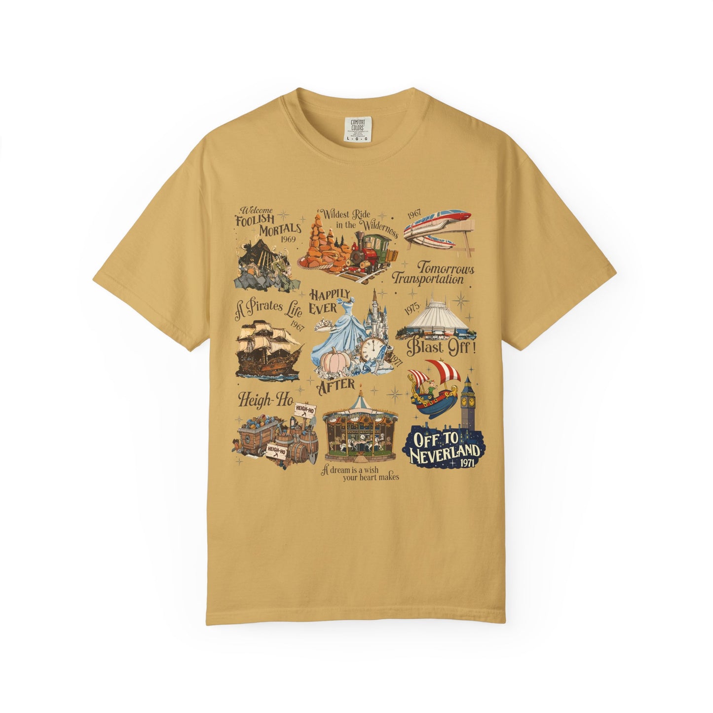 Theme Park Rides T-Shirt — Vintage Attraction Tee