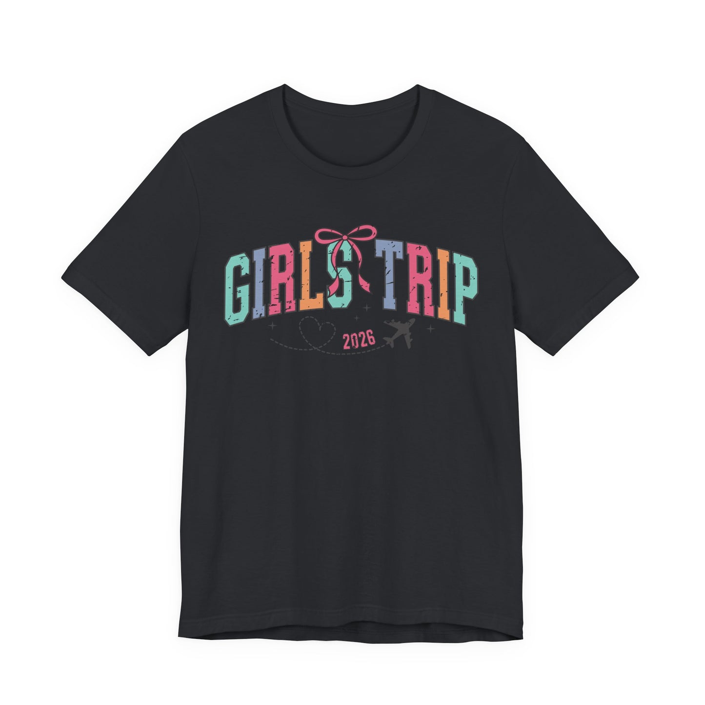 Girls' Trip Tee — Retro Pastel Travel Graphic T‑Shirt (2026)