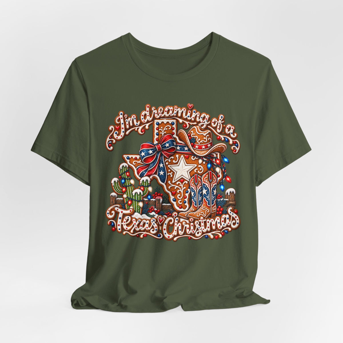 I’m Dreaming of a Texas Christmas - Country Christmas Graphic Tee