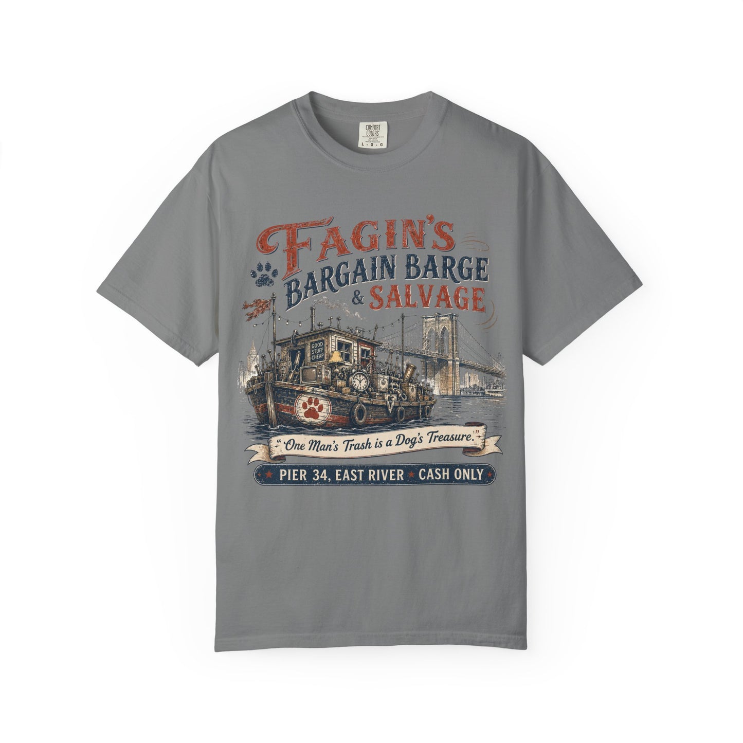 Fagin's Bargain Barge & Salvage Graphic T-Shirt