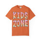 Kids Zone Daycare Comfort Colors Tee - Spring Pastels Plaid