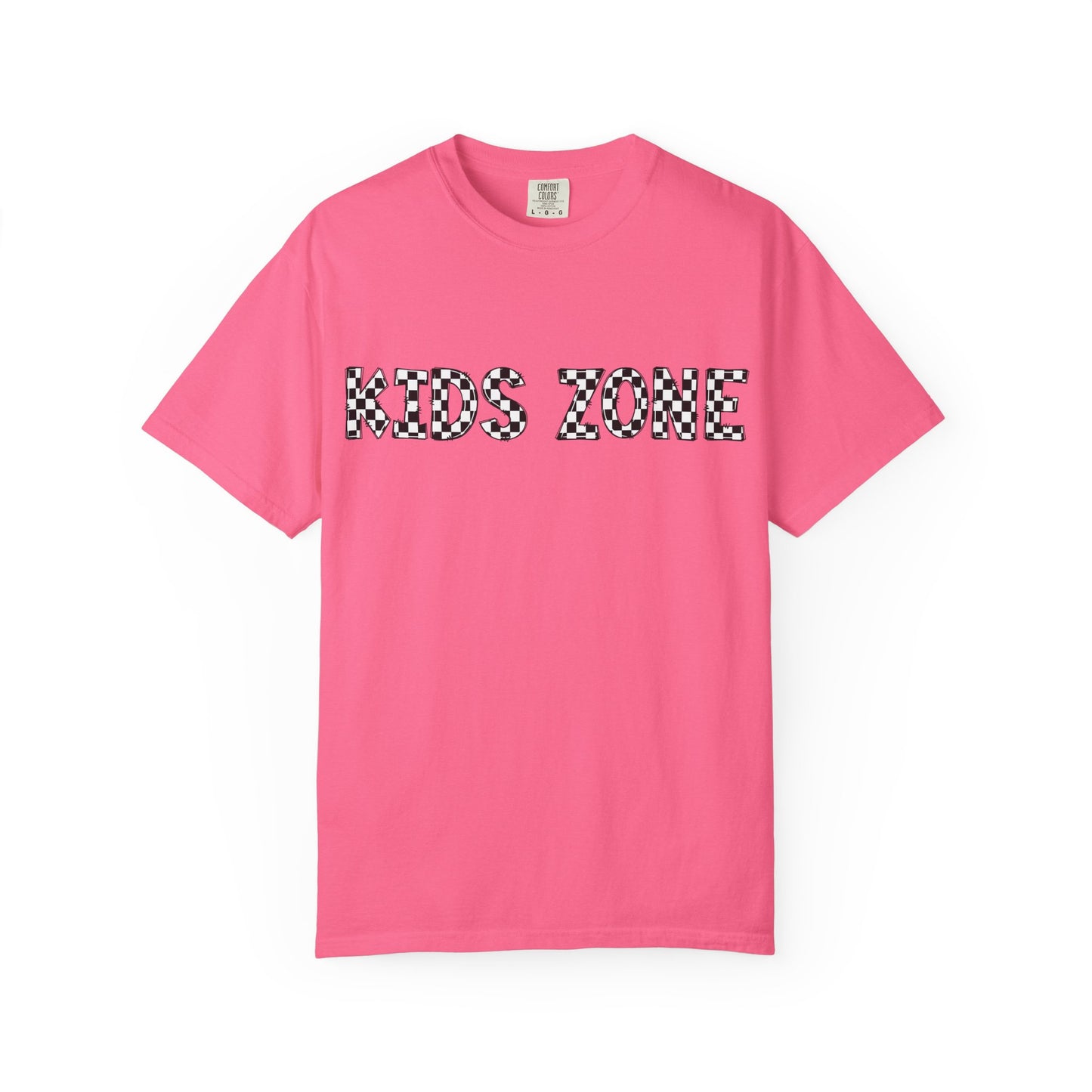 Kids Zone Daycare T-Shirt - Checkered Print
