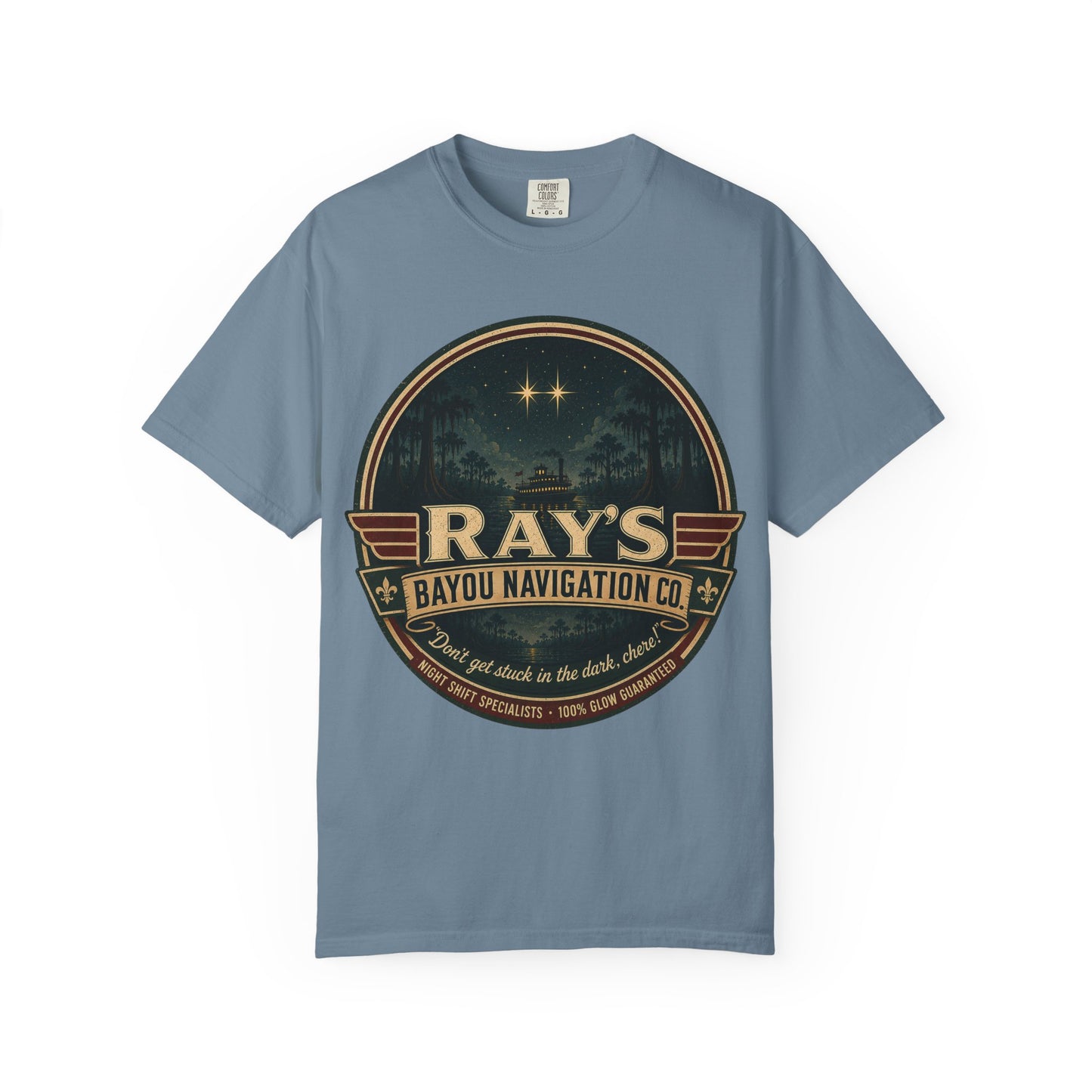 Ray’s Bayou Navigation Co. T-Shirt — Vintage Cajun Bayou Graphic Tee