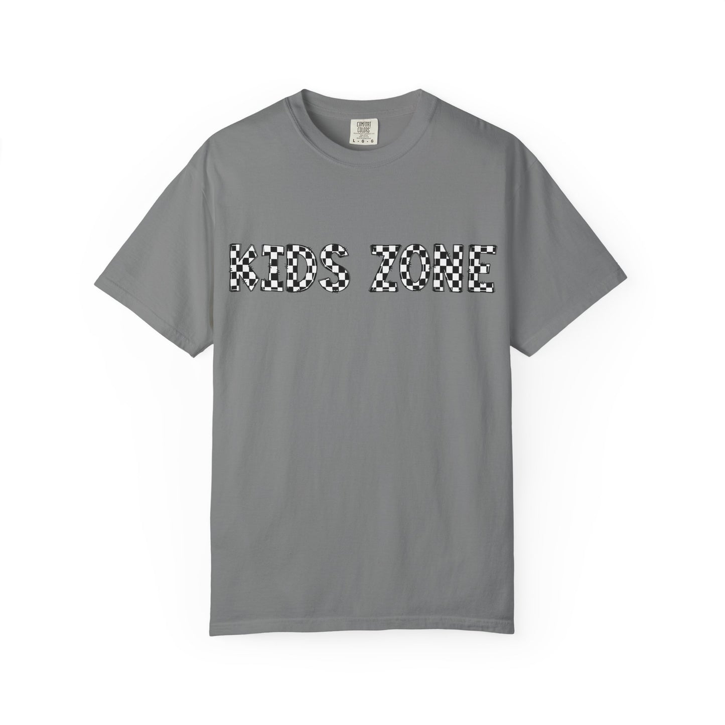 Kids Zone Daycare T-Shirt - Checkered Print