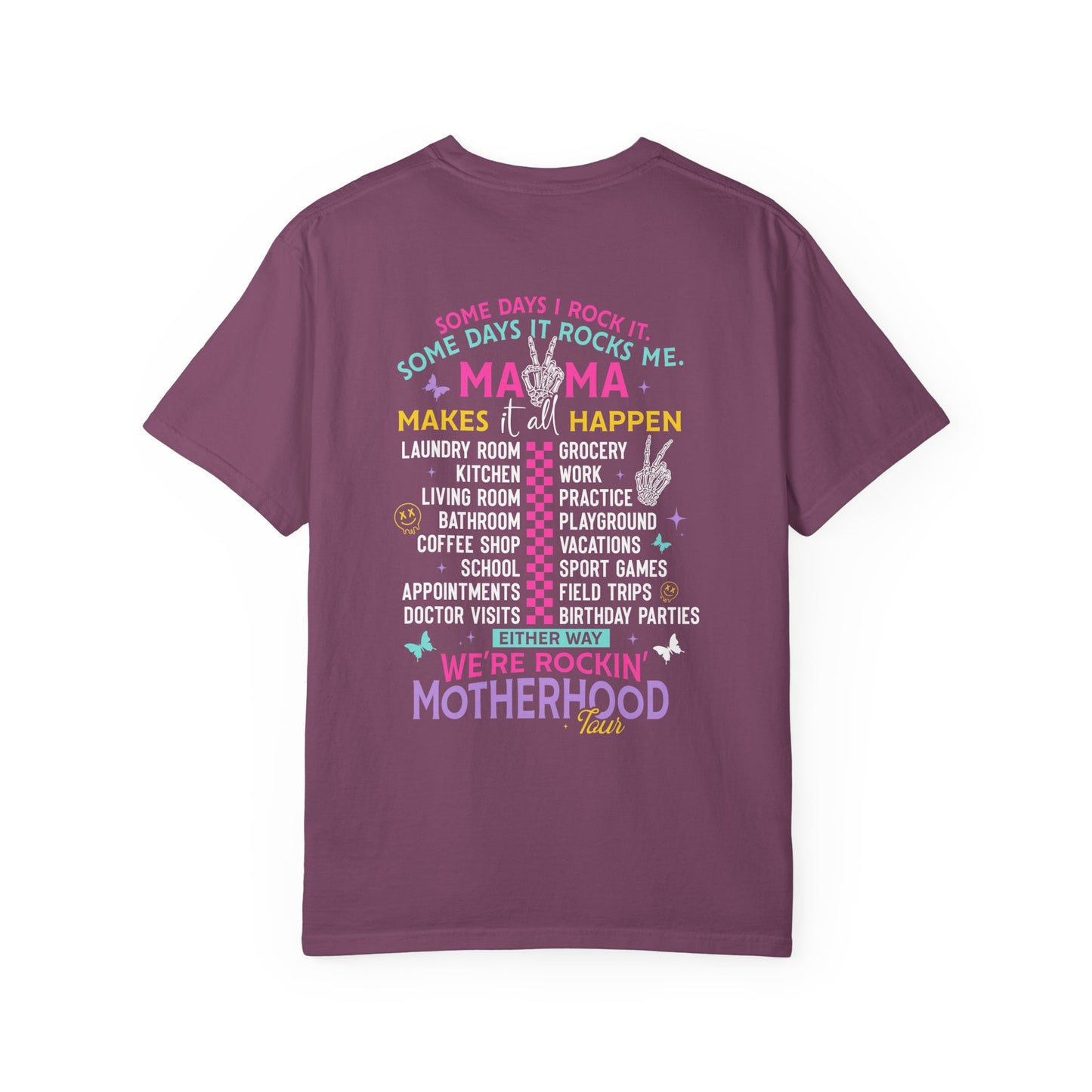 Mama Makes It Happen T-Shirt — Funny Graphic Tee Celebrating Motherhood