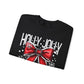 Holly Jolly Christmas Social Club Red Bow Christmas Crewneck Sweatshirt
