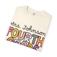 Personalized Fourth Grade Teacher T-Shirt
