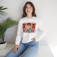 Ho Ho Ho Santa Patch Holiday Faux Yarn Christmas Crewneck