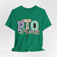 Colorful PTO Teacher/Parent Volunteer Squad Tee
