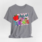 Colorful Faux Glitter Tee - PE Teacher