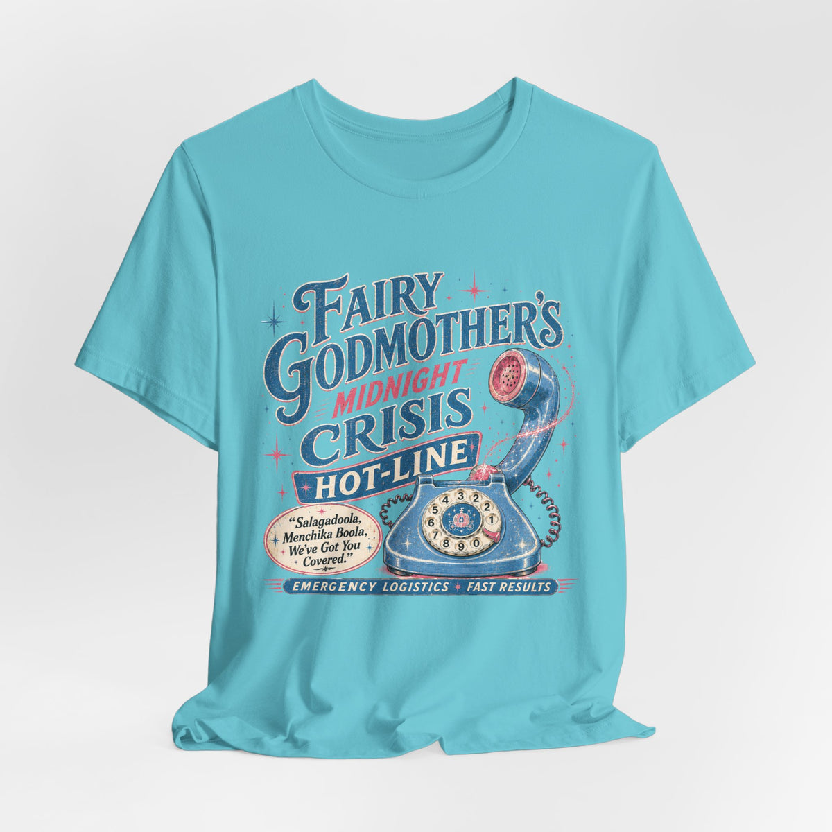 Fairy Godmother’s Midnight Crisis Hotline Tee