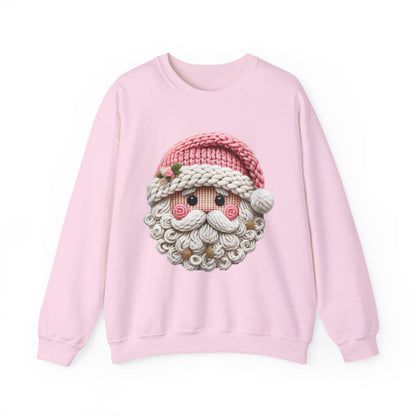 Knit Santa Christmas Crewneck Sweatshirt