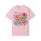 School Nurse T-Shirt — Cute Floral Stethoscope Design