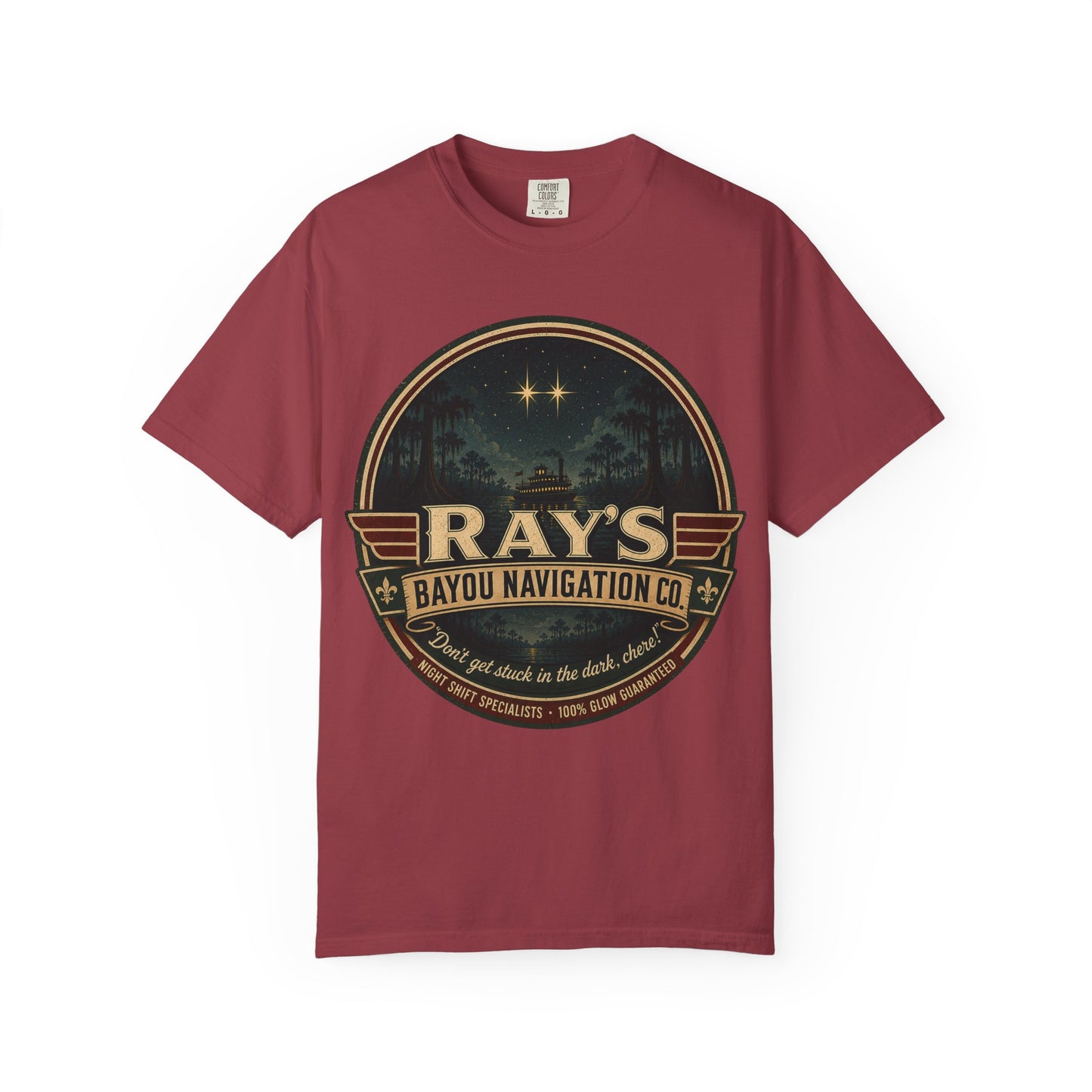 Ray’s Bayou Navigation Co. T-Shirt — Vintage Cajun Bayou Graphic Tee