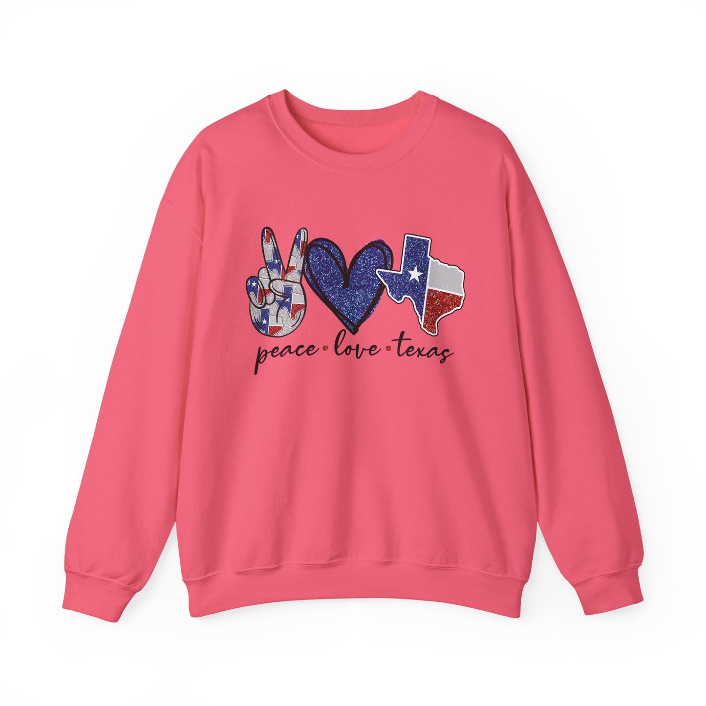 Peace Love Texas Sweatshirt Crewneck