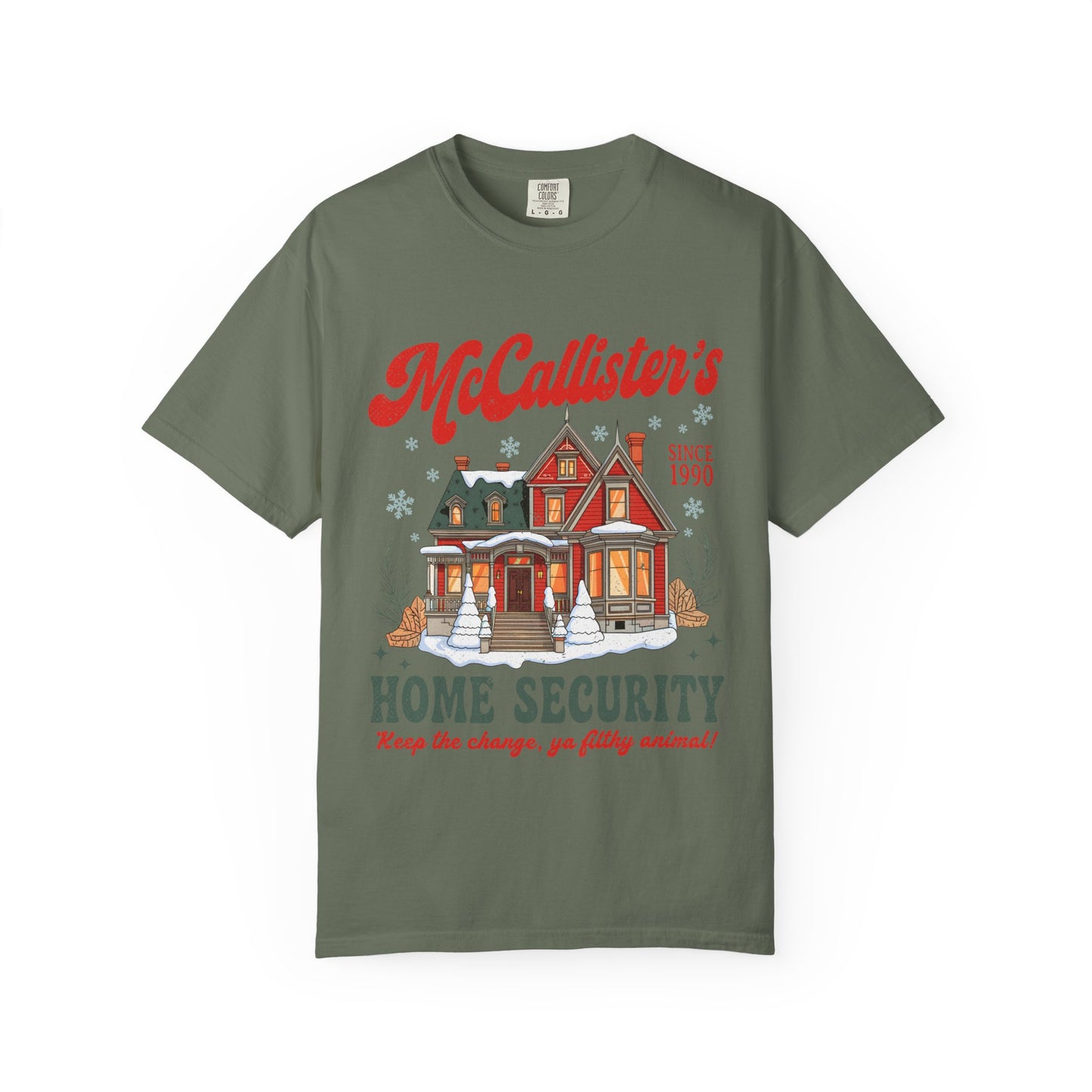 McCallister's Home Security T-Shirt — Christmas Vacation Movie Cozy Tee