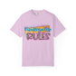 Kindergarten Rules T-Shirt, Fun Preschool Shirt, Unisex Garment-Dyed Tee, Back to School Top, Teacher Gift