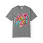 School Nurse T-Shirt — Cute Floral Stethoscope Design