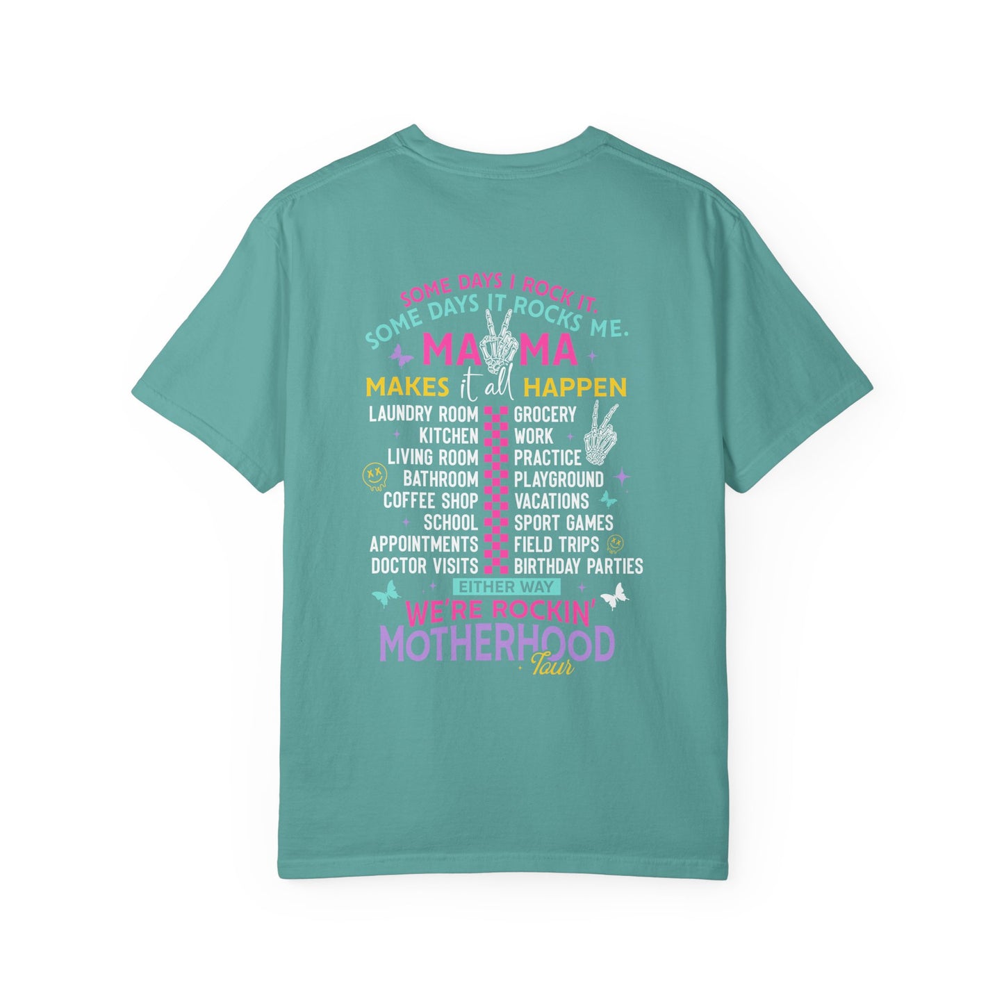 Mama Makes It Happen T-Shirt — Funny Graphic Tee Celebrating Motherhood