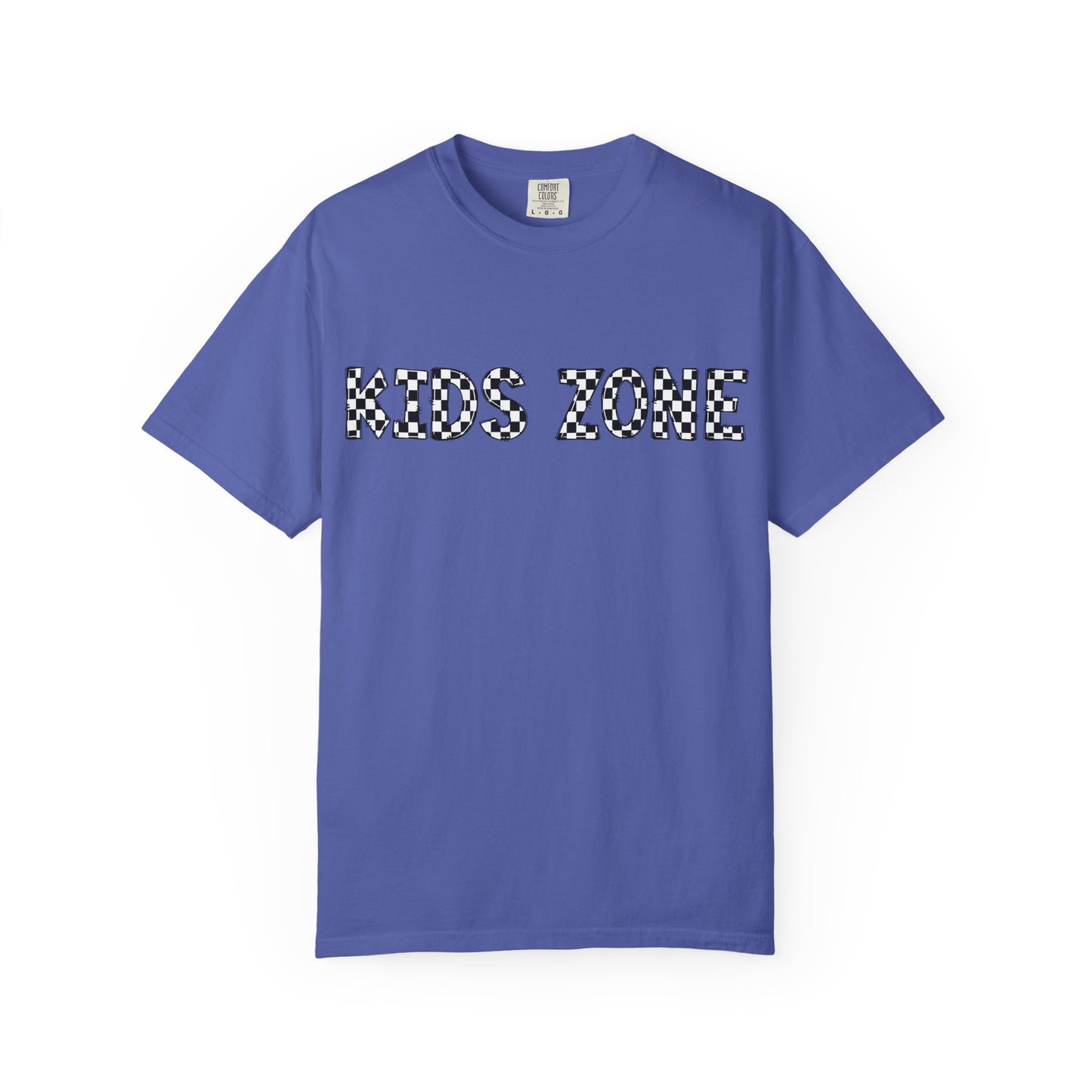 Kids Zone Daycare T-Shirt - Checkered Print