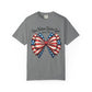 One Nation Under God Patriotic T-shirt with Bow Design