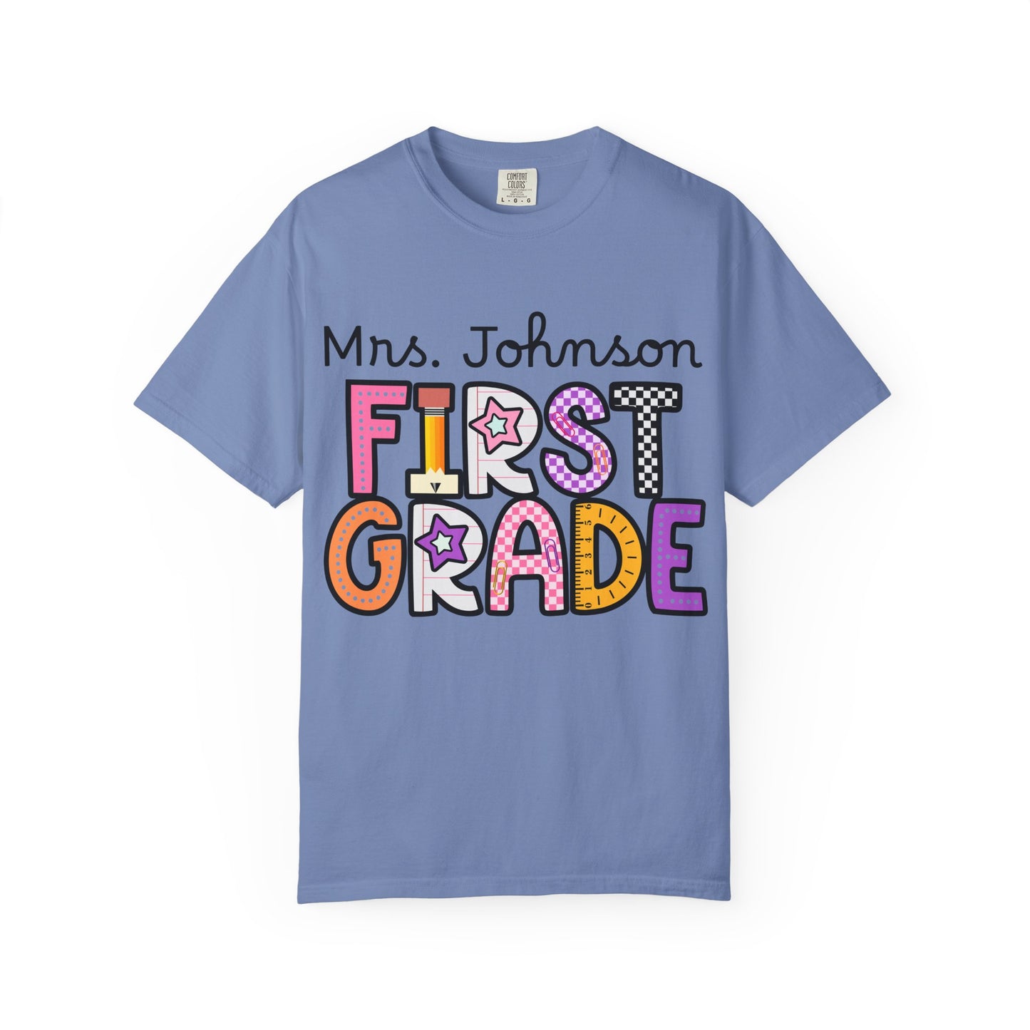 Personalized First Grade Teacher T-Shirt