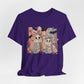 Quilted Cute Ghost Sisters Halloween T-Shirt