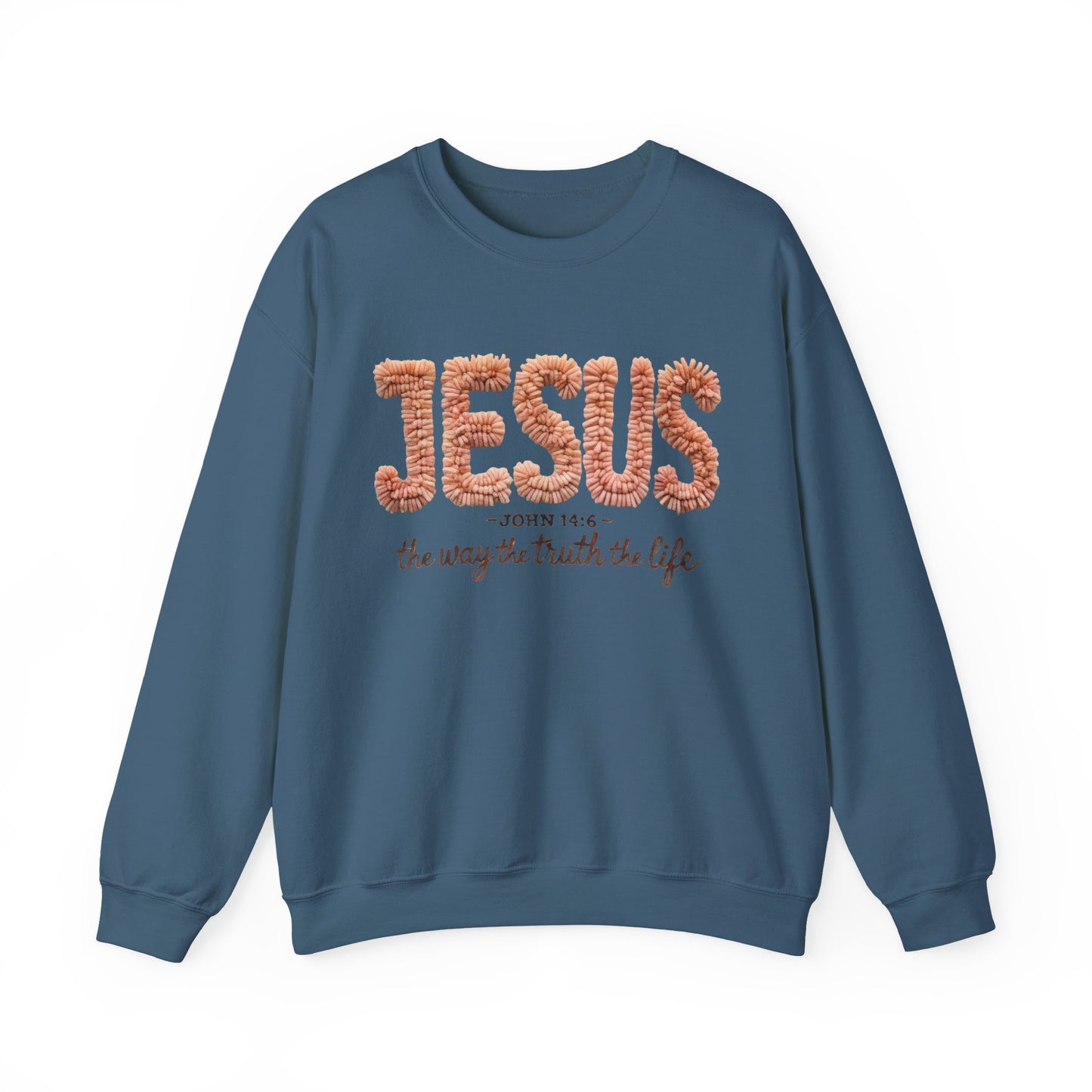 Jesus "the way the truth the life" John 14:6 Christmas Sweatshirt Crewneck