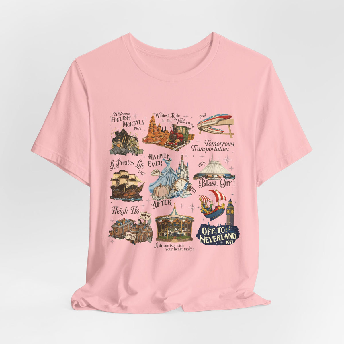 Theme Park Rides T-Shirt — Vintage Attraction Tee