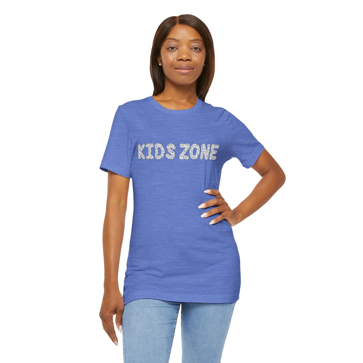 Kids Zone Daycare T-Shirt — School Doodles Lettering