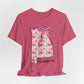 Alabama Floral State Tee — Pink Bow & Script