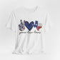 Peace Love Texas State Pride Graphic Tee