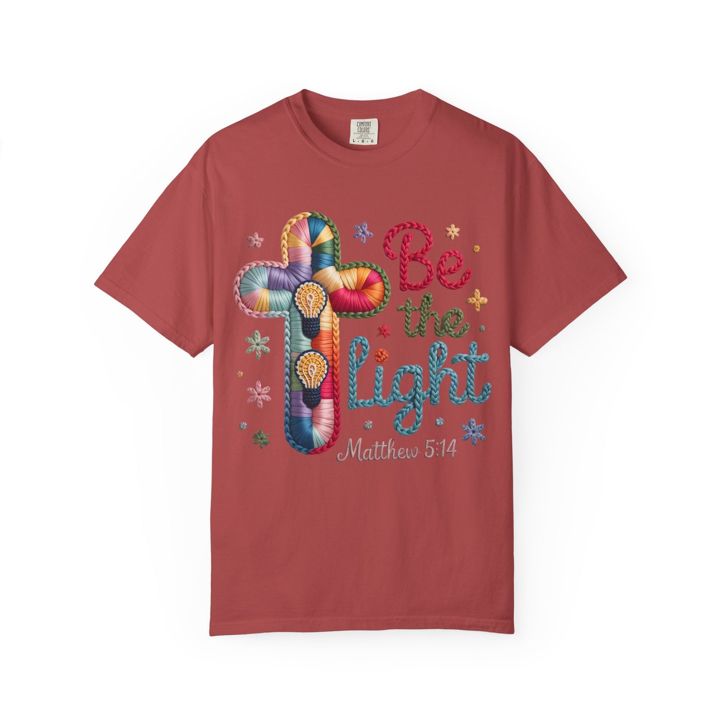 Be the Light T-Shirt — Matthew 5:14 Christian Cross Tee
