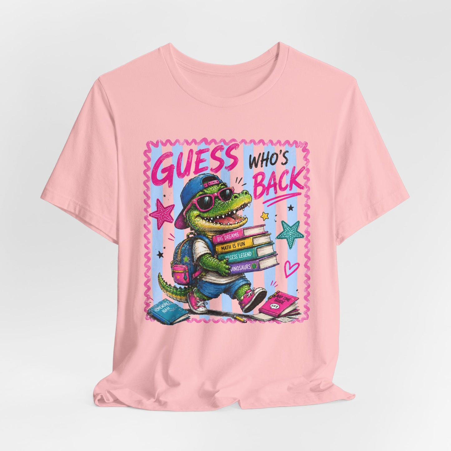 Guess Who's Back / Back Again Back to School Crocodile Teacher Tee