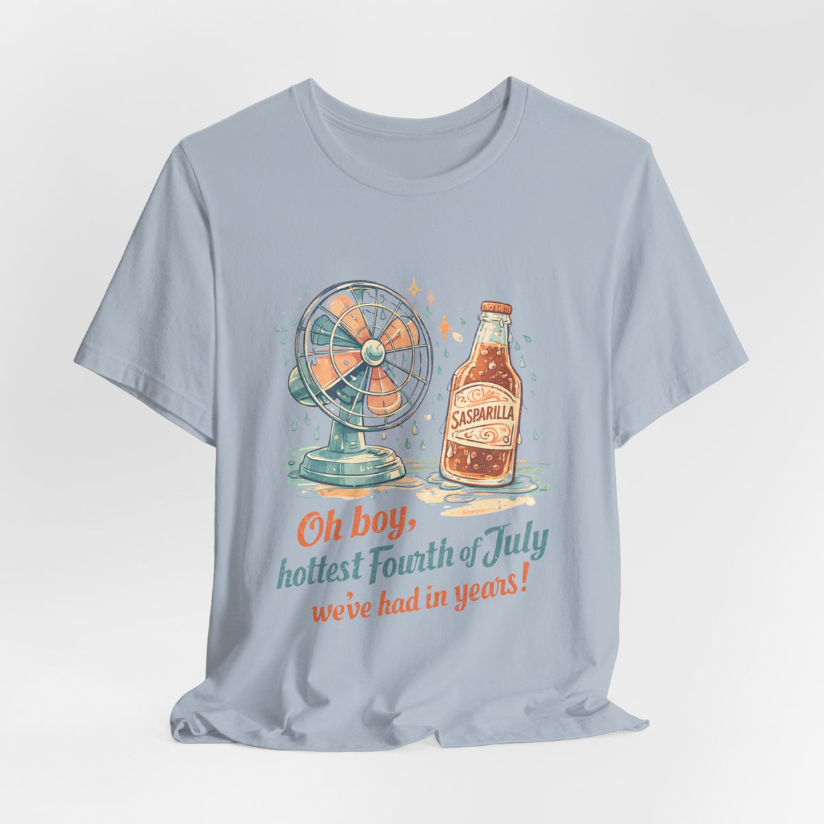 Progress Retro Tee — “Oh boy, hottest Fourth of July we’ve had in years!”