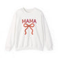 Faux Yarn Mama Ribbon Crewneck Sweatshirt