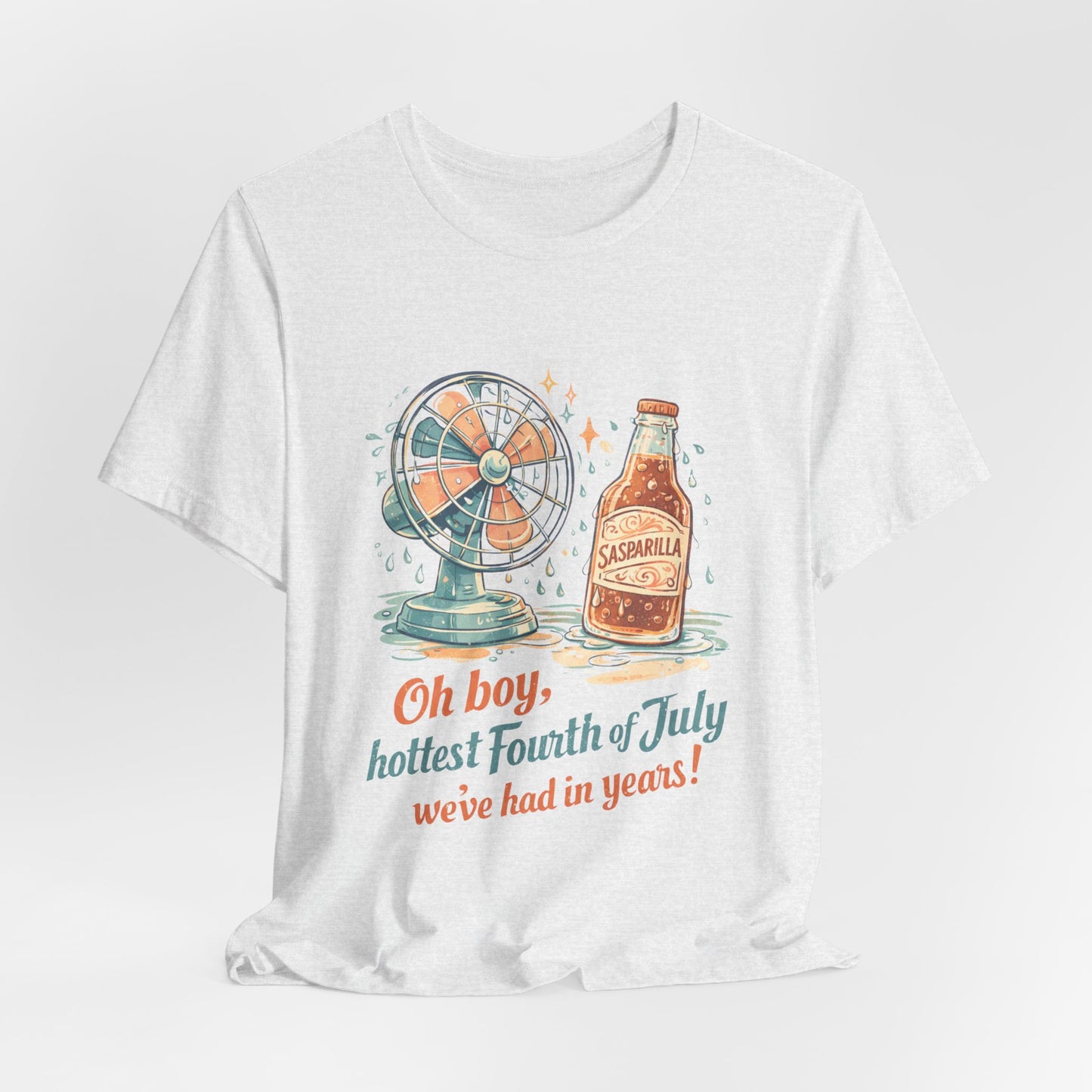 Progress Retro Tee — “Oh boy, hottest Fourth of July we’ve had in years!”