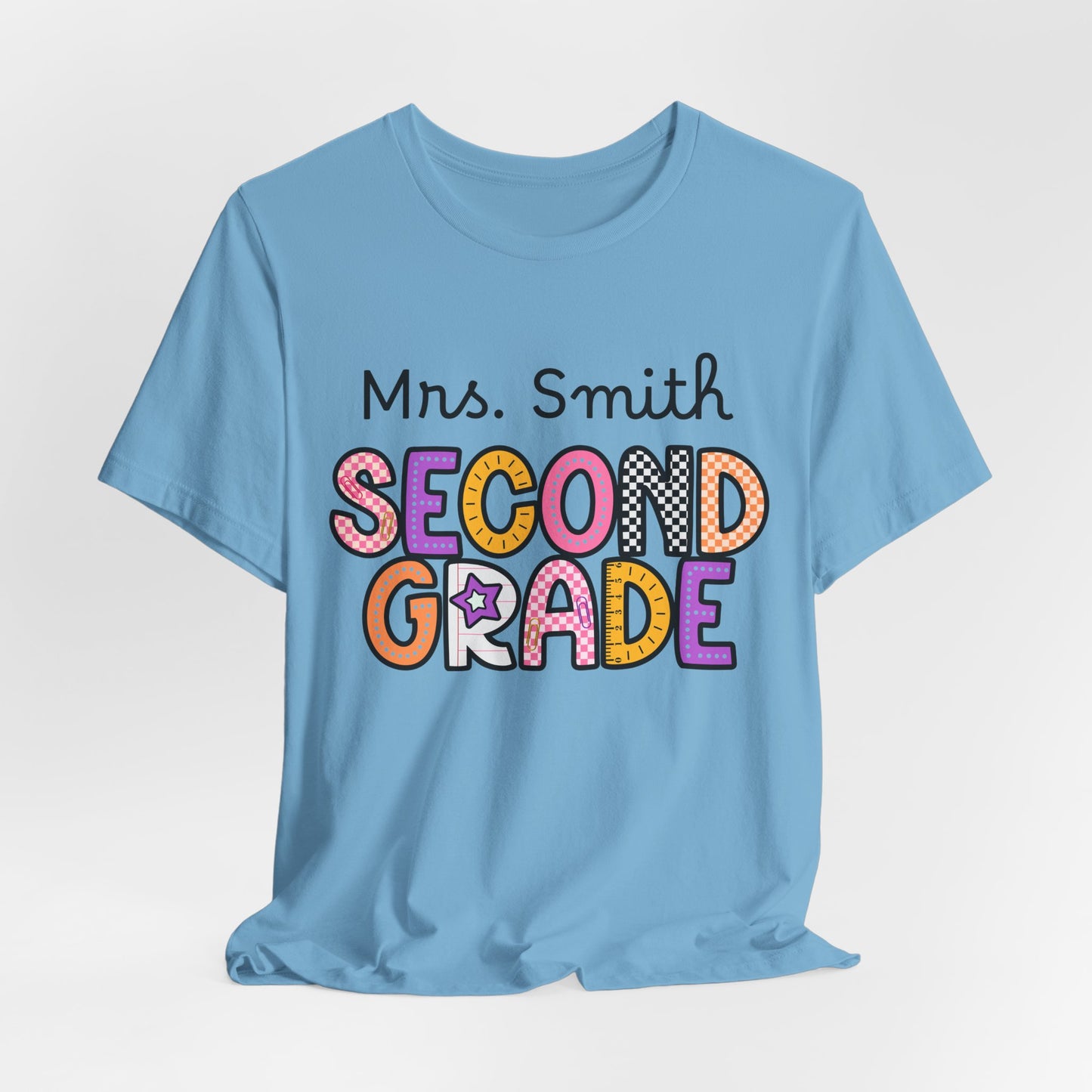 Personalized Second Grade Teacher T-Shirt