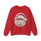 Knit Santa Christmas Crewneck Sweatshirt