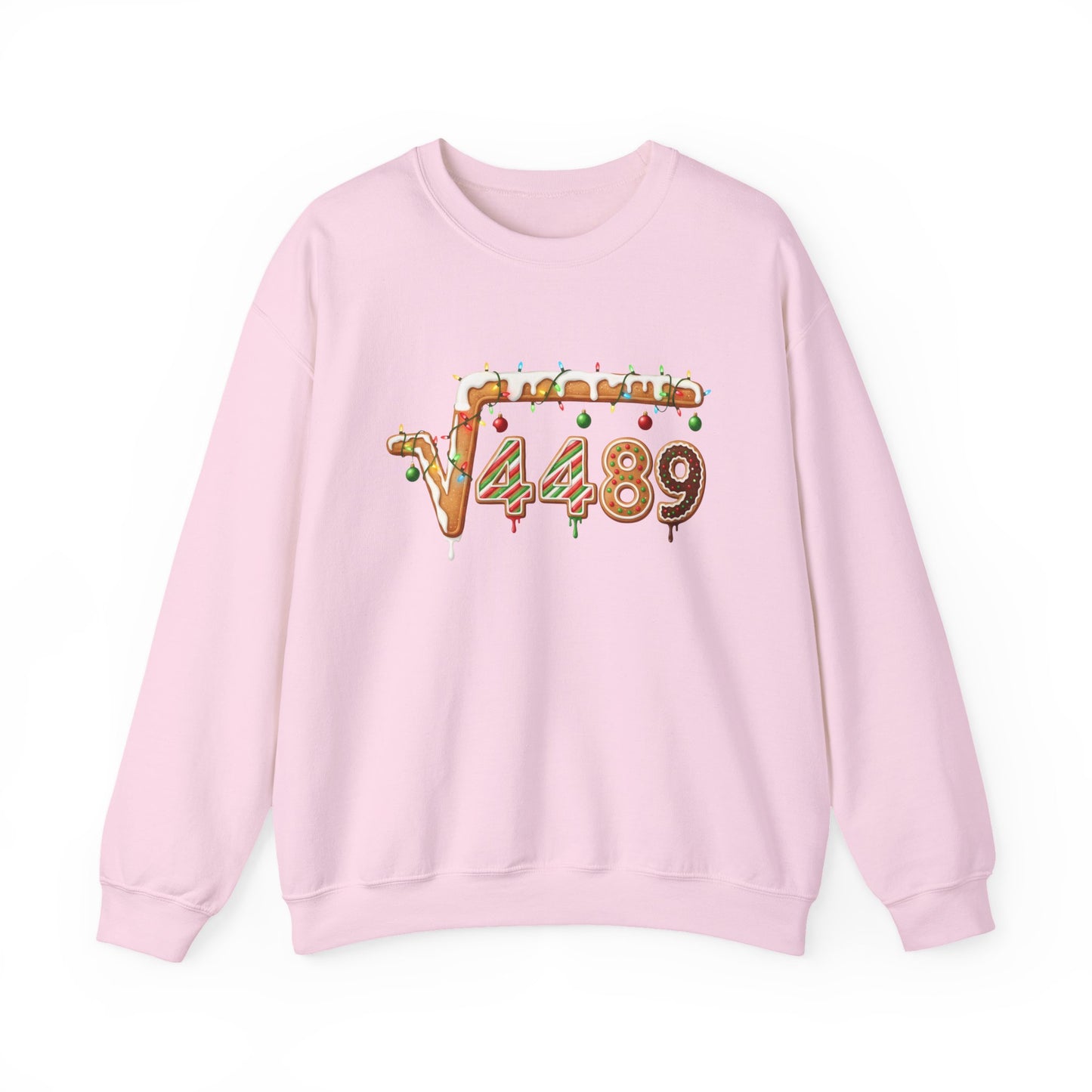"67" √4489 Design Holiday Gingerbread Sweatshirt (√4489 Design)