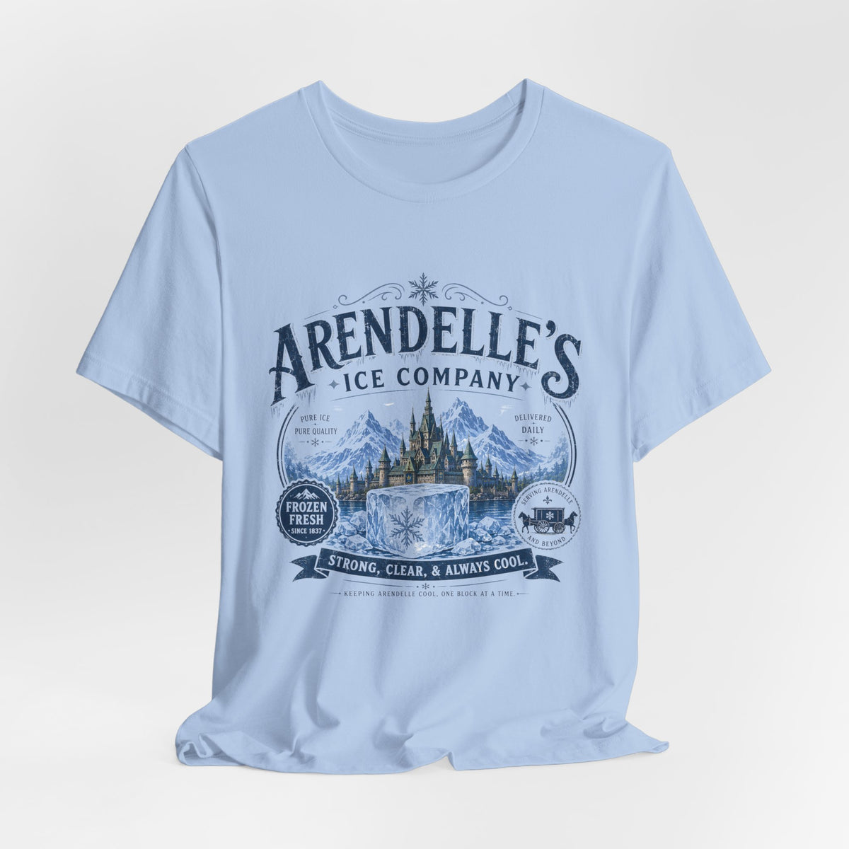 Arendelle's Ice Company T-Shirt — Vintage Mountain Graphic Tee