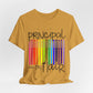 Copy of Rainbow Flair Pen School Staff Tee - Principal With Flair