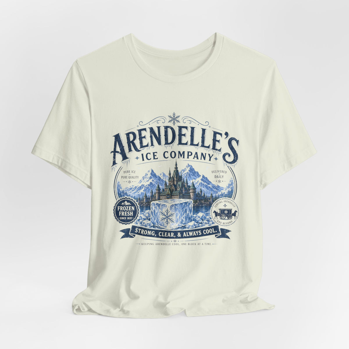 Arendelle's Ice Company T-Shirt — Vintage Mountain Graphic Tee