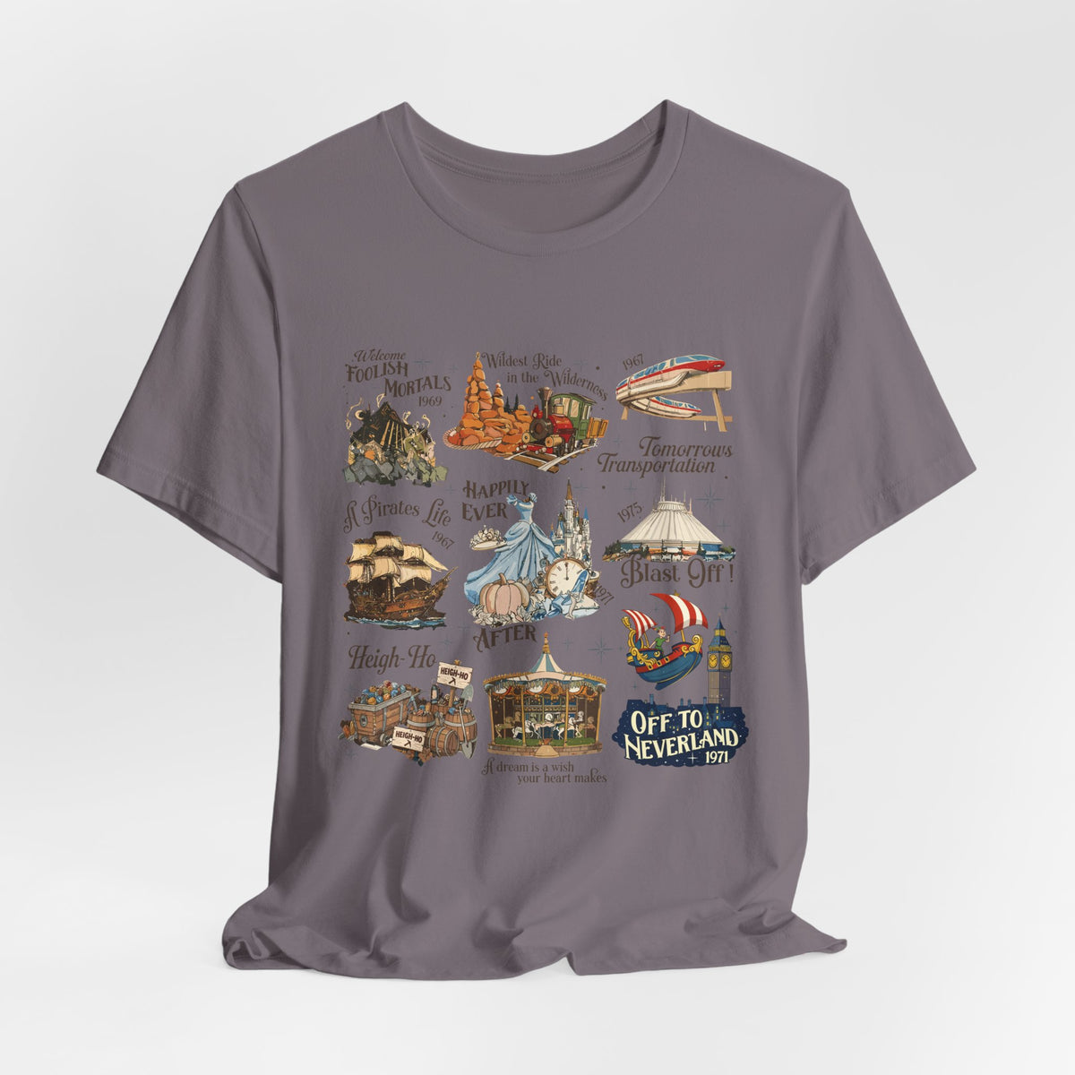 Theme Park Rides T-Shirt — Vintage Attraction Tee