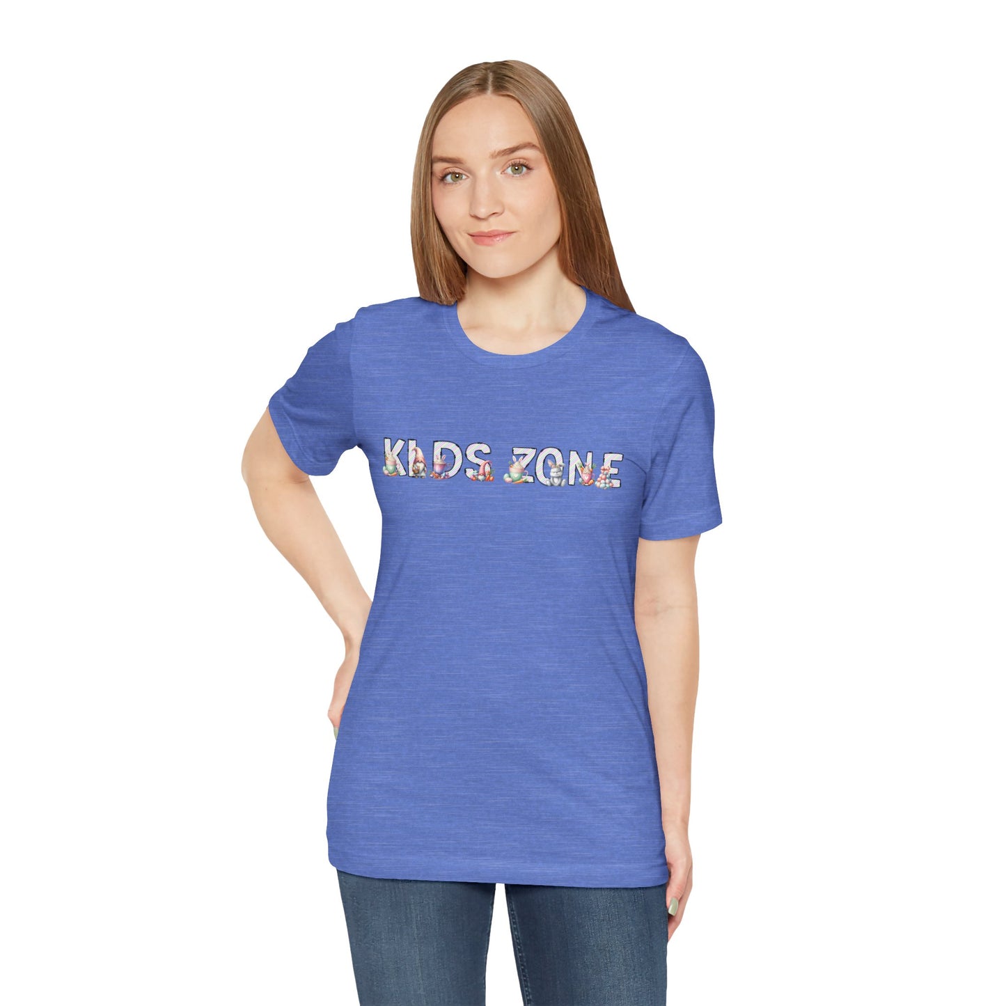 Kids Zone Daycare Easter T-Shirt — Easter Stripes
