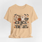 Faux Quilted Halloween Chick or Treat T‑Shirt