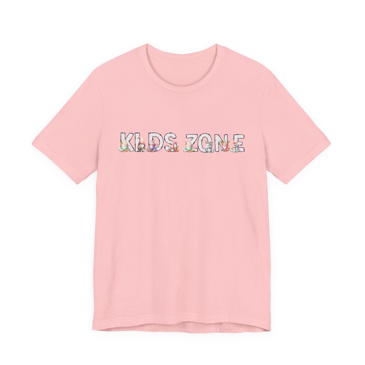 Kids Zone Daycare Easter T-Shirt — Easter Stripes