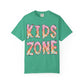 Kids Zone Daycare Comfort Colors Tee - Spring Pastels Plaid